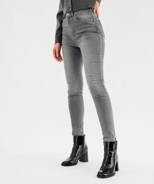 Jean Skinny taille normale coloris délavé femme vue2 - GEMO 4G FEMME - GEMO