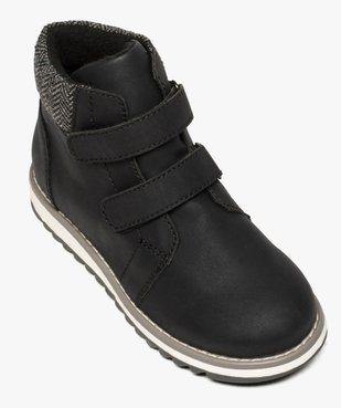 Boots garçon à scratch et col rembourré vue5 - GEMO (ENFANT) - GEMO