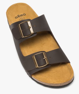 Sandales homme en cuir à larges brides à boucle vue5 - Nikesneakers (CASUAL) - Nikesneakers