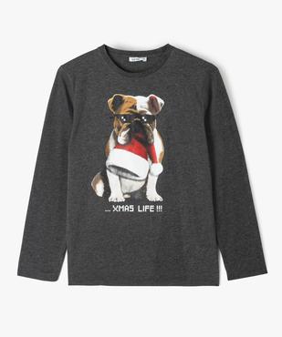 T-shirt de Noël à manches longues garçon vue1 - GEMO (JUNIOR) - GEMO