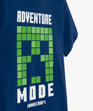 Tee-shirt manches courtes Minecraft garçon vue3 - MINECRAFT - GEMO