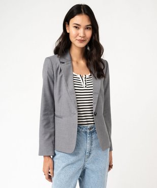 Veste de tailleur chinée femme vue1 - GEMO(FEMME PAP) - GEMO