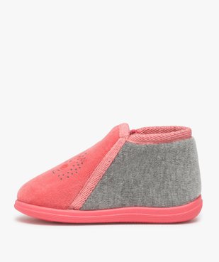 Chaussons bébé fille avec motif hérisson vue3 - GEMO C4G BEBE - GEMO