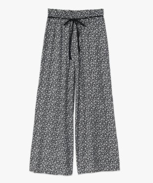 Pantalon femme ample et fluide à motifs vue4 - GEMO(FEMME PAP) - GEMO