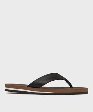 Tongs de plage à larges brides homme vue1 - GEMO (PLAGE) - GEMO