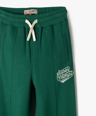 Pantalon de jogging intérieur molletonné garçon - Camps United vue2 - CAMPS GEMO FOR GOOD - GEMO