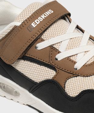 Baskets en mesh à lacets élastiques et scratch garçon - Redskins vue6 - REDSKINS - GEMO