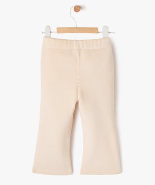 Pantalon en velours côtelé avec doublure polaire bébé fille vue3 - GEMO(BEBE DEBT) - GEMO