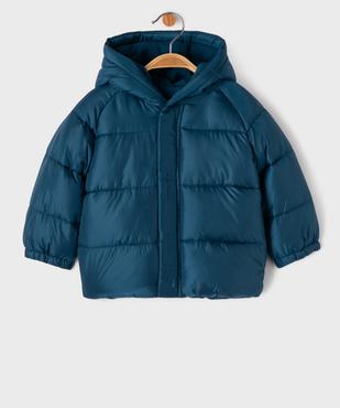 Doudoune à capuche avec doublure polaire bébé garçon vue1 - GEMO(BEBE DEBT) - GEMO