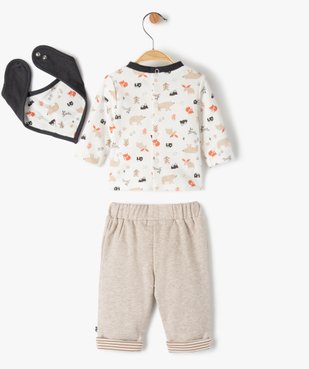Ensemble bébé garçon 3 pièces : tee-shirt + foulard + pantalon - Sucre d'Orge vue4 - SUCRE D'ORGE - GEMO