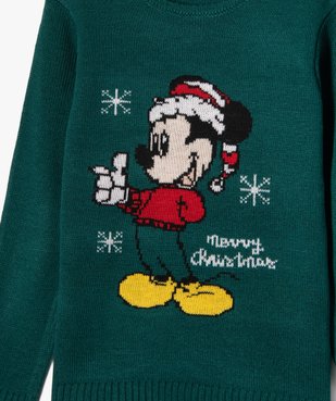 Pull de Noël avec motif Mickey garçon - Disney vue3 - MICKEY - GEMO