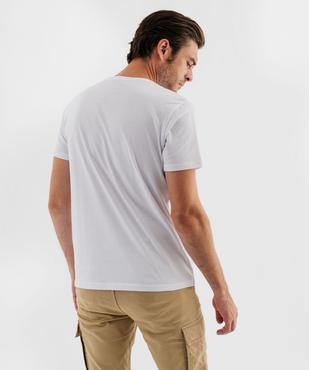 Tee-shirt à manches courtes et col rond homme vue10 - GEMO 4G HOMME - GEMO