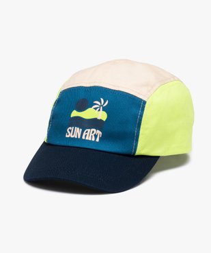 Casquette multicolore avec motif estival garçon vue1 - GEMO (ENFANT) - GEMO