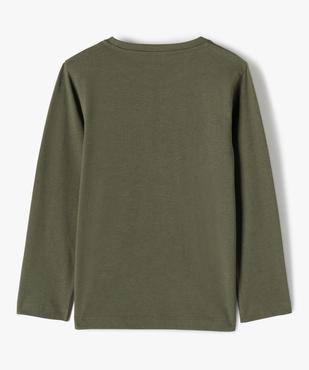 T-shirt manches longues imprimé garçon vue3 - GEMO (ENFANT) - GEMO