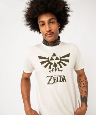 Tee-shirt manches courtes imprimé jeu vidéo homme - Zelda vue2 - ZELDA - GEMO