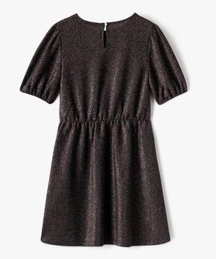 Robe de soirée scintillante à manches courtes fille vue3 - PREMIER PRIX BY GEMO - GEMO