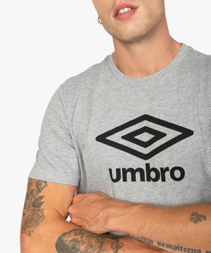 Tee-shirt homme à manches courtes avec inscription - Umbro vue3 - UMBRO - GEMO