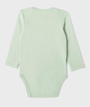 Body manches longues à motifs fleuris bébé fille (lot de 3) vue6 - GEMO 4G BEBE - GEMO