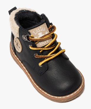 Boots bébé garçon zippés à col rembourré – Lulu Castagnette vue5 - LULU CASTAGNETT - GEMO