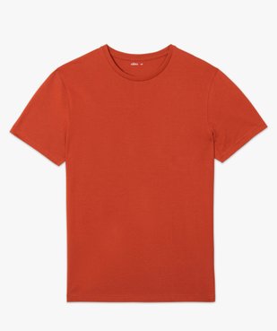 Tee-shirt homme à manches courtes uni vue4 - GEMO C4G HOMME - GEMO