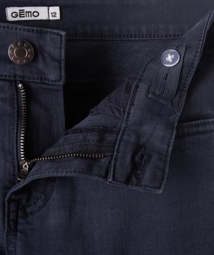 Pantalon en coton stretch coupe slim 5 poches garçon vue2 - GEMO 4G GARCON - GEMO