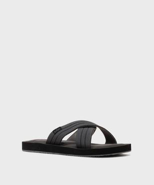 Mules à larges brides croisées homme - Lee Cooper vue2 - LEE COOPER - GEMO