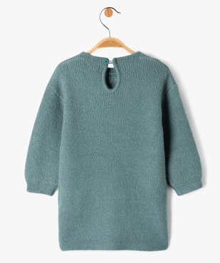 Robe pull en maille douce à relief bébé fille vue3 - GEMO(BEBE DEBT) - GEMO