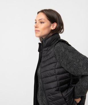 Doudoune sans manches avec col montant femme vue2 - GEMO 4G FEMME - GEMO