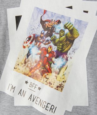 Pyjama garçon bicolore avec motif Avengers – Marvel vue2 - MARVEL DTR - GEMO