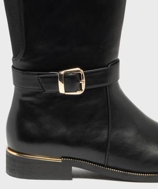 Bottes avec bride cheville et élastique sur la tige femme - Valentina Baldano vue6 - VALENTINA BALDA - GEMO