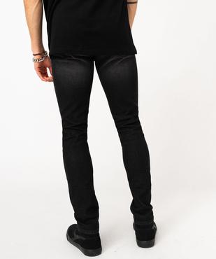 Jean skinny en coton stretch délavé homme vue3 - GEMO 4G HOMME - GEMO