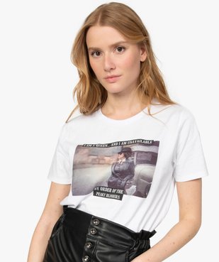Tee-shirt femme large imprimé - Peaky Blinders vue2 - PEAKY BLINDERS - GEMO