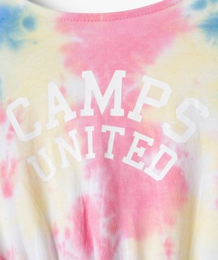 Robe fille sans manches tie-and-dye à dos original - Camps United vue2 - CAMPS UNITED - GEMO