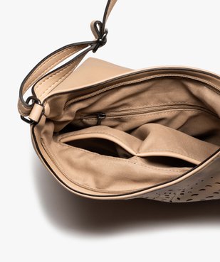 Sac besace femme à motif ajouré vue3 - GEMO (ACCESS) - GEMO