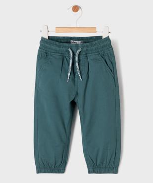 Pantalon jogger avec taille ajustable bébé garçon vue1 - GEMO(BEBE DEBT) - GEMO