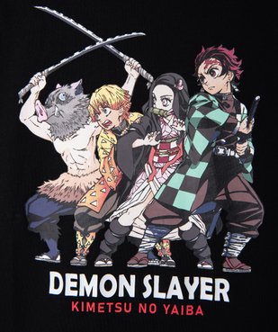 Tee-shirt manches courtes imprimé garçon - Demon Slayer vue2 - DEMON SLAYER - GEMO