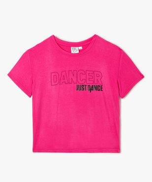 Tee-shirt fille à manches courtes spécial danse - Just Dance vue1 - JUST DANCE - GEMO