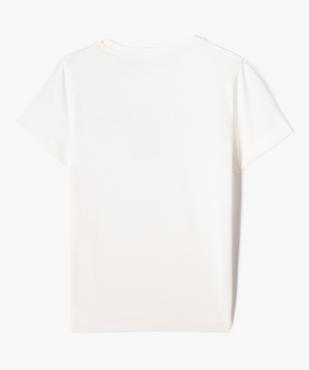 Tee-shirt manches courtes en coton imprimé garçon vue3 - GEMO 4G GARCON - GEMO