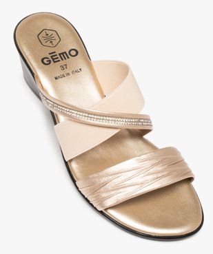 Sandale femme confort multi-brides forme mule vue5 - GEMO (CONFORT) - GEMO