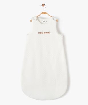 Gigoteuse matelassée et brodée TOG 3.5 vue1 - GEMO(BB COUCHE) - GEMO