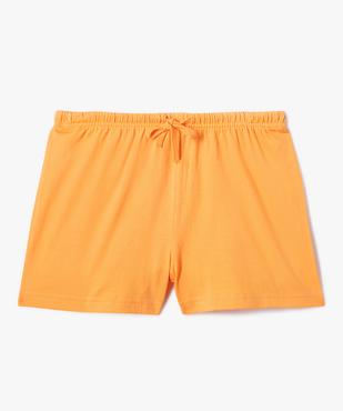 Pyjashort imprimé coupe loose fille vue3 - GEMO 4G FILLE - GEMO