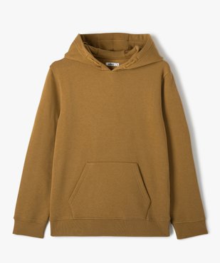 Sweat garçon molletonné avec capuche vue1 - GEMO (JUNIOR) - GEMO