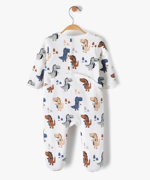 Pyjama bébé garçon avec motifs dinosaures vue4 - GEMO(BB COUCHE) - GEMO