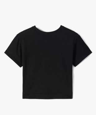 Tee-shirt fille à manches courtes avec motif rock - ACDC vue4 - ACDC - GEMO