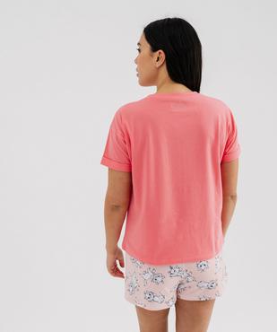 Pyjashort avec motifs Aristochats femme - Disney vue3 - ARISTOCHATS - GEMO
