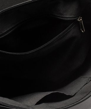 Sac femme en matière veinée aspect brillant vue3 - GEMO (ACCESS) - GEMO