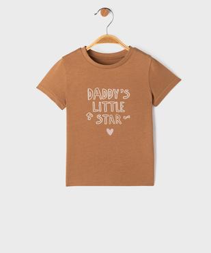 Tee-shirt à message bébé garçon vue1 - GEMO(BEBE DEBT) - GEMO
