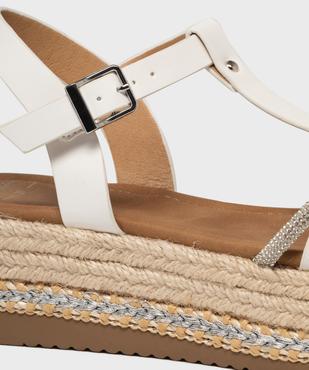 Sandales à plateforme avec brides scintillantes femme - Valentina Baldano vue6 - VALENTINA BALDA - GEMO