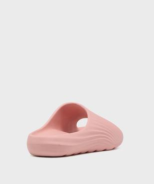 Mules de piscine moulées et unies femme vue4 - GEMO (PLAGE) - GEMO