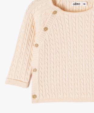 Gilet brassière avec fermeture latérale bébé vue2 - GEMO(BB COUCHE) - GEMO